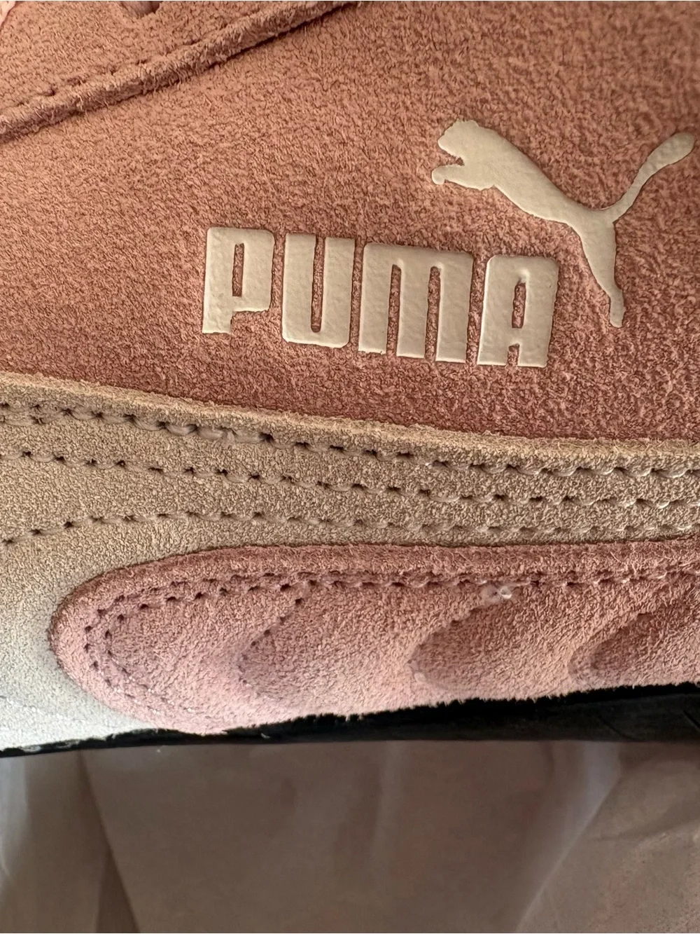 PUMA Speedcat OG Pink Suede Low-Profile Sneakers - Picture 6 of 8